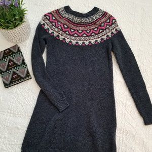 Hollister Size XS Blue Sweater Dress.